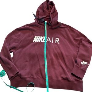 Nike Air Burgundy Hoodie